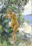 Anders Zorn After the Bath, oil painting reproduction